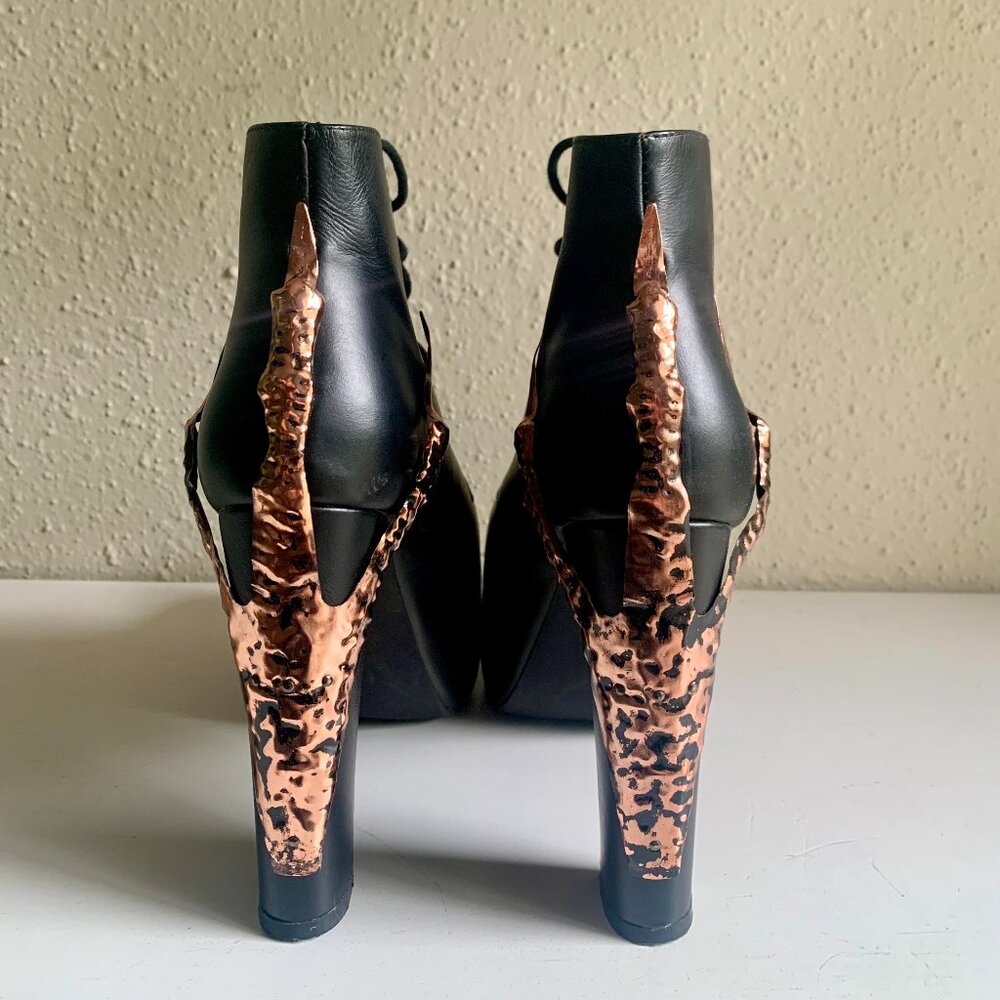 Jeffrey Campbell Lita Claw Leather Boots Women's Size 9M US